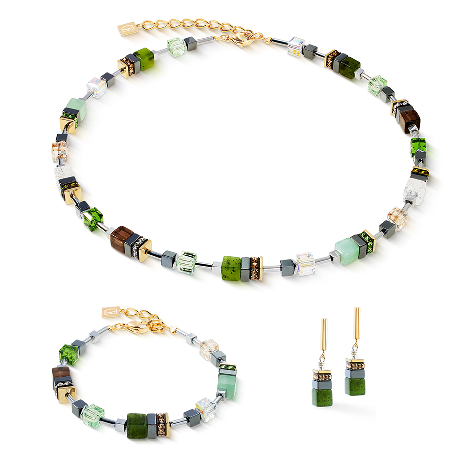 Колье Coeur de Lion Green 3017/10-0500