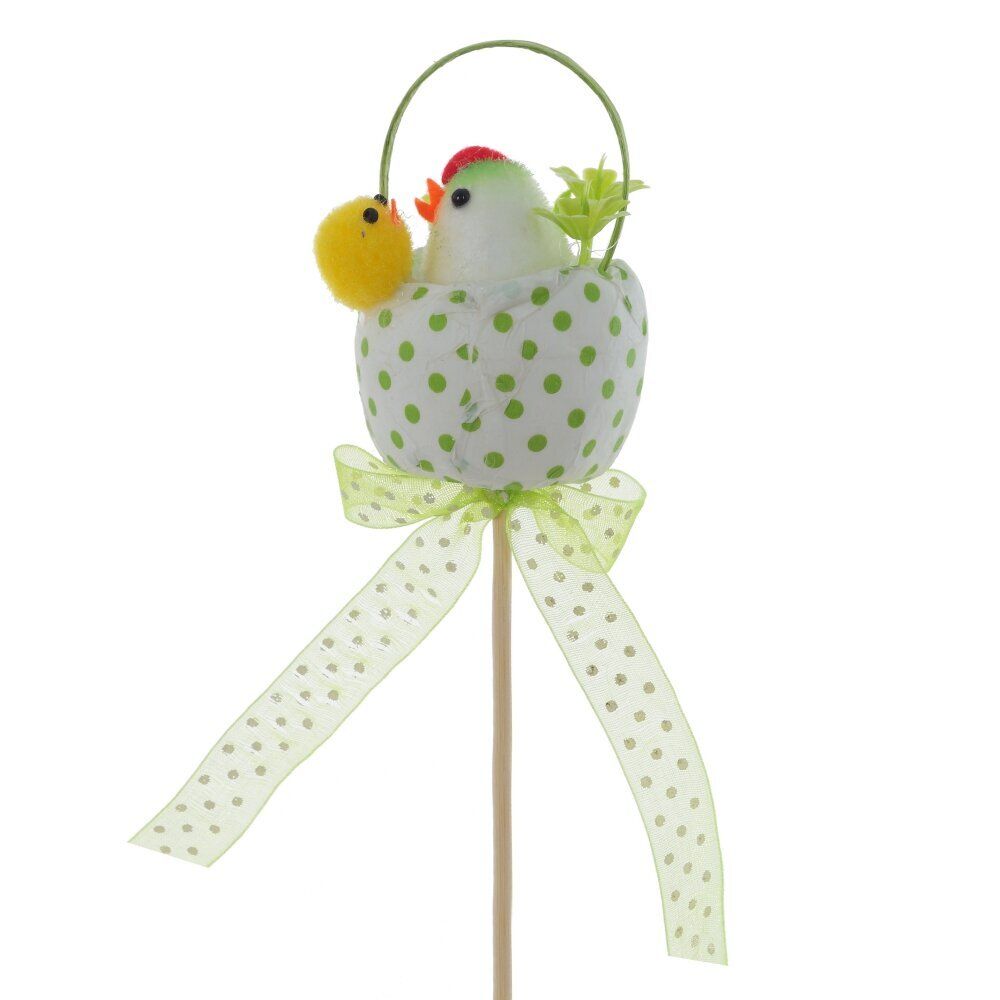 GAEM Изделие декоративное (вставка) "Яйцо пасхальное" (4*7) (блок 12 шт), L5 W5 H26 см, 4в.