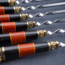 Подарочный набор шампуров "Осетр"