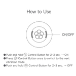 Сиреневый клиторальный вибростимулятор 9,8см Iroha+ Yoru Sumire HMP-29