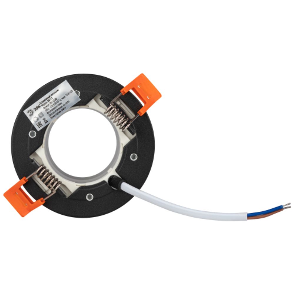 Светильник встраиваемый ЭРА DK113 BK под лампу GX53 черный | Встраиваемые светильники Для ламп GX53