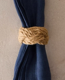 ZARA HOME КРУГЛЫЕ КОЛЬЦА ДЛЯ САЛФЕТОК (НАБОР ИЗ 4 ШТ.), СВЕТЛО-БЕЖЕВЫЙ