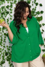 Рубашка Медея (зеленая) Б13428-13М LT Collection