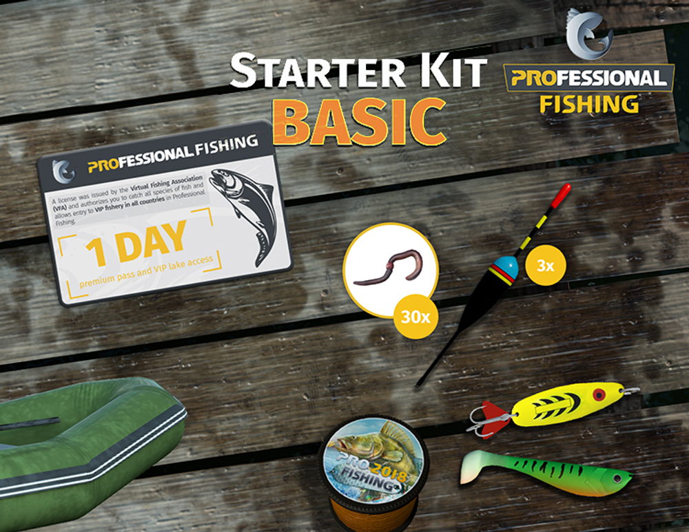 Professional Fishing: Starter Kit Basic (для ПК, цифровой код доступа)