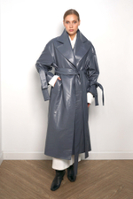 Gretta тренчкот кожаный