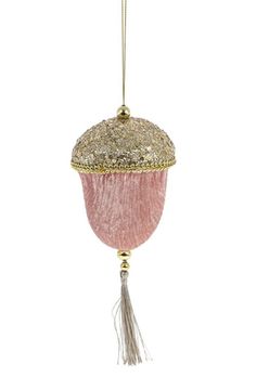 Елочная игрушка Жёлудь, 8х8х10 см