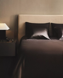 ZARA HOME (300 НИТЕЙ) ПОДОДЕЯЛЬНИК ИЗ САТИНА, КОРИЧНЕВЫЙ