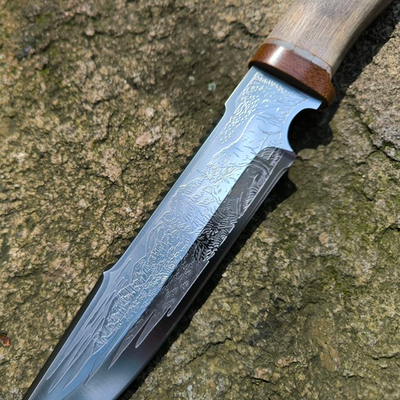 Нож охотничий НС-05 сталь Х50СrМо15, гравировка (Златоуст)