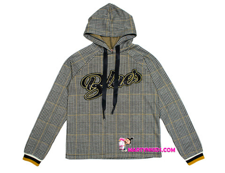 толстовка худи теплая  Блюз 1344