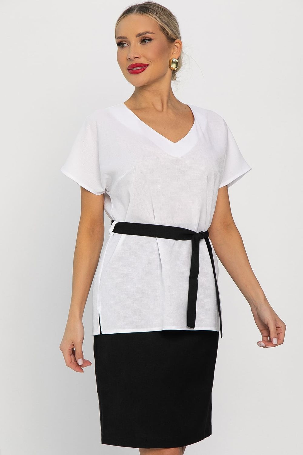 Костюм Лэдис (бело-черный) К14102-14М LT Collection