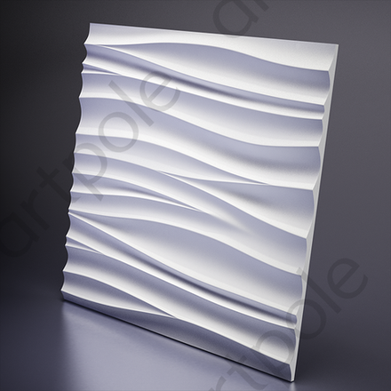 Гипсовые 3D панели Artpole PLATINUM SILK - 5.91 - 25 - 13 - SILK 2 platinum