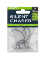 Джиг-головка для рыбалки BKK на офсетном крючке Silent Chaser - 1X - EWG Round Head, размер крючка 3/0, вес 10,5г, 3 шт.
