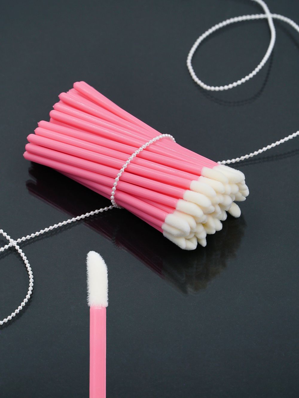 Аппликатор одноразовый для губ, розовый2