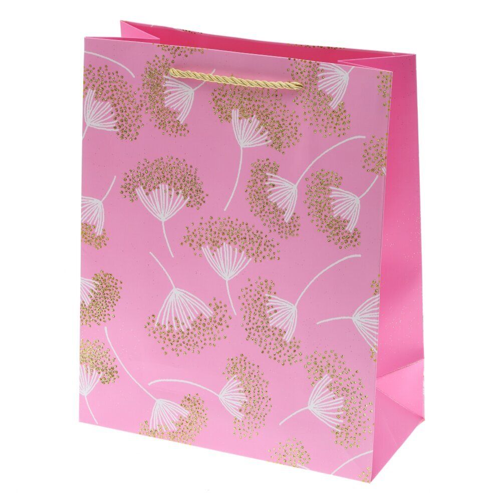 GAEM Пакет подарочный M (бумага 210г/м2, блок 12шт), L26 W12 H32 см, 4в.