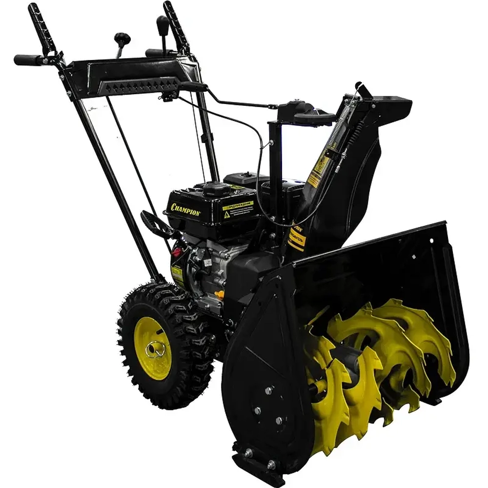 CHAMPION ST655 снегоуборщик бензиновый 6.5 л.с. ковш 56 см, выброс 15 м, 6 вперед/2 назад