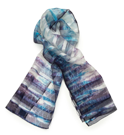 Шаль STRIPES Шаль Ysabel 45x160 Синий