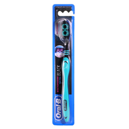 Зубная щетка Oral-B Блэк всесторонняя чистка 1 шт