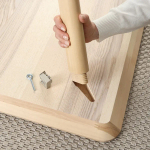 Стол - LISABO / LISABO IKEA/ ЛИСАБО ИКЕА, 88х78х74 см, светло-коричневый