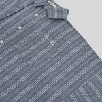 Рубашка One Two Oversized Striped Shirt Blue синяя