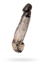 Насадка на пенис Toyfa XLover черная 19,5 см