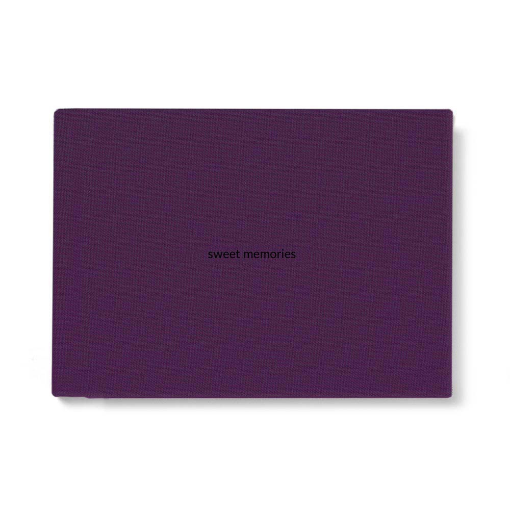 30x38 фотокнига с льняной обложкой "Violet"