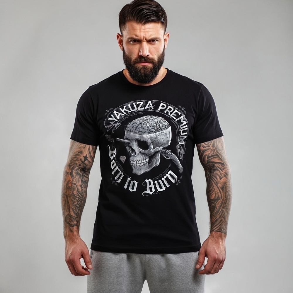 Футболка черная Yakuza Premium 4006