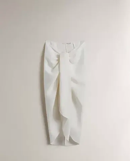 ZARA HOME ЮБКА-ПАРЕО, ЭКРЮ