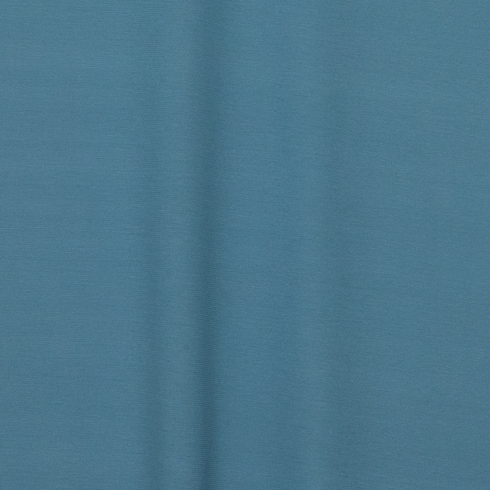 Тонкий хлопковый трикотаж пыльно-голубого цвета (124 г/м2)