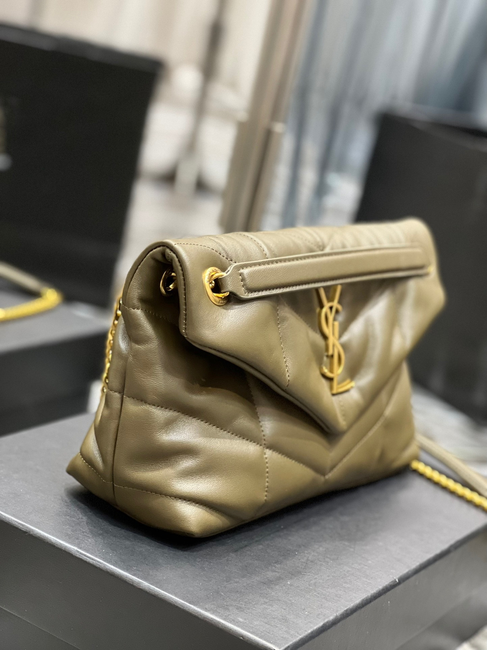 Saint Laurent Loulou Puffer Bag 29 cm