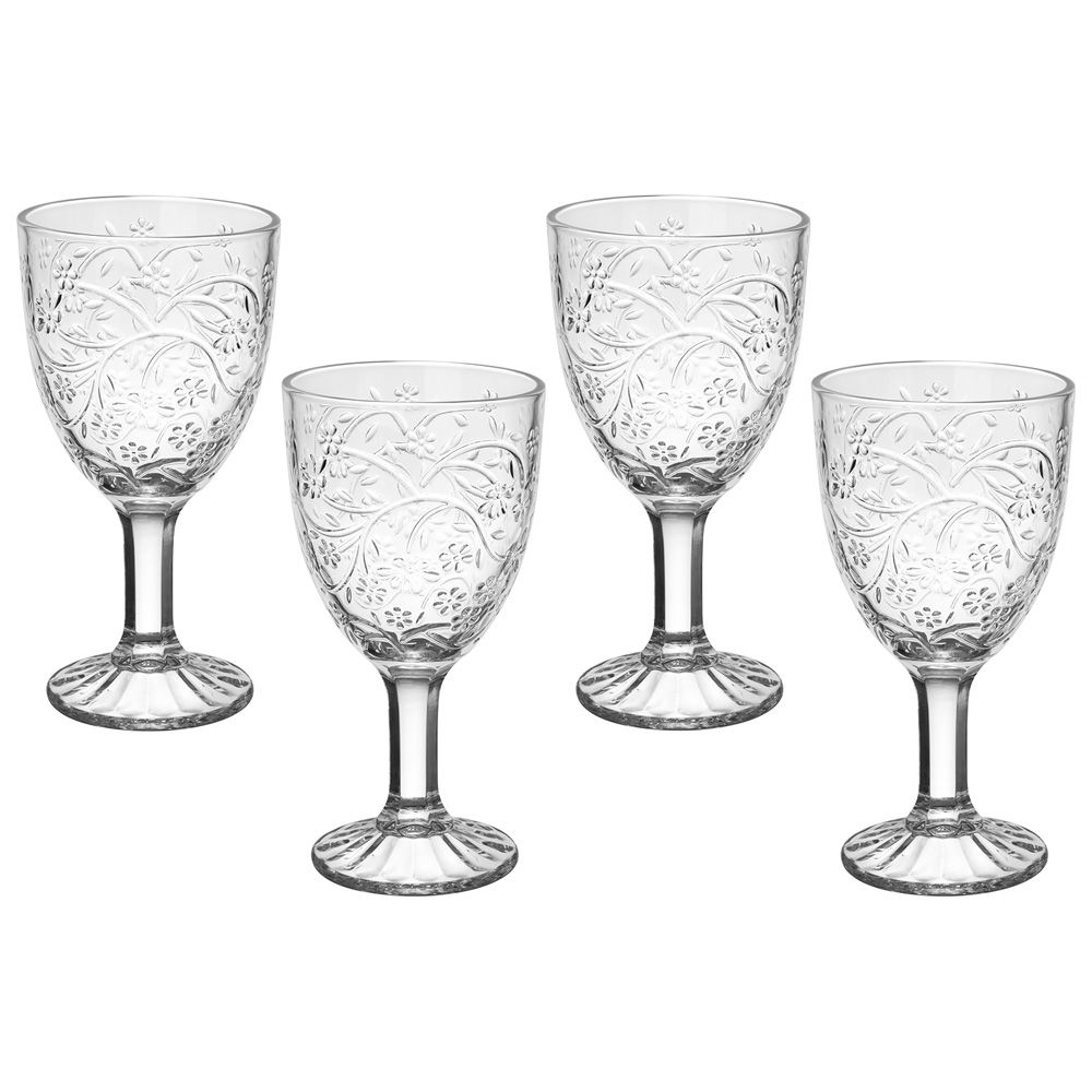 НАБОР БОКАЛОВ ДЛЯ ВИНА "BLOSSOM" 4 ШТ/310 МЛ