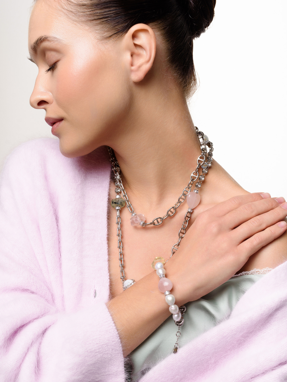 Колье "Magic chains" Silver