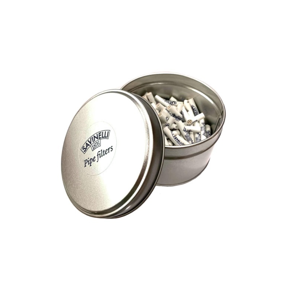 Фильтры трубочные "Savinelli" Carbone 100шт. 6мм (Банка) (Германия)