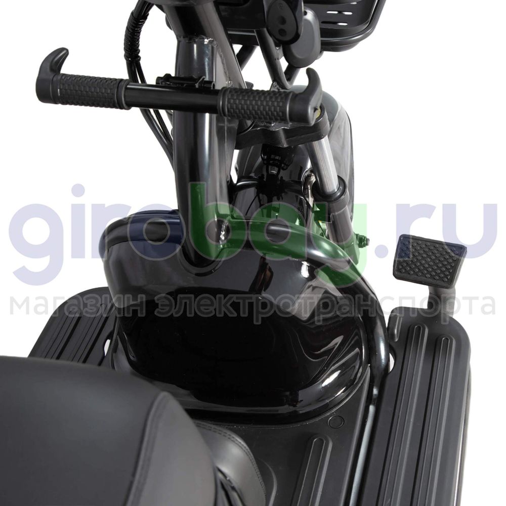 Электроскутер LS-CO A3 1000W (60V/20Ah) - Чёрный фото №19