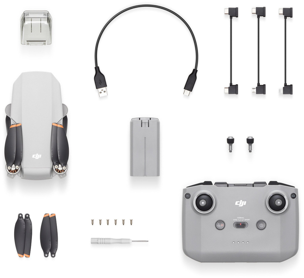Квадрокоптер DJI Mini 2, серый