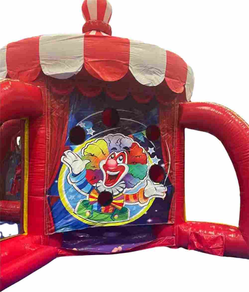 Надувной аттракцион «Цирковой дартс» на подкачке, диаметр 5 м, размер 5×5×5 м