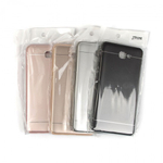 Чехол ТПУ+металл для Samsung Galaxy J7 Prime, 009511 Серебристый