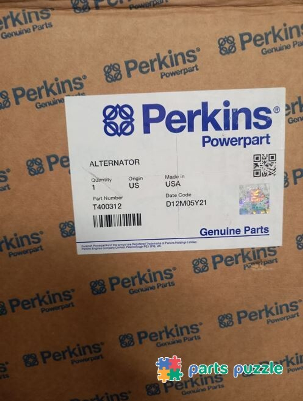 Генератор, оригинал / ALTERNATOR АРТ: T400312