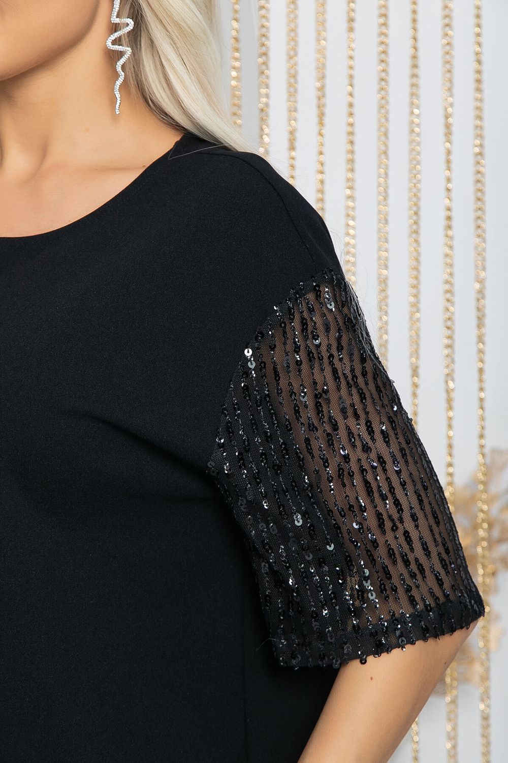 Блуза Богема (черная) Б12229-41 LT Collection