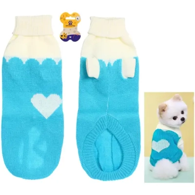Кофта - свитер для мелких пород собак и кошек «BRO Style ♥», цвет голубой, р XL