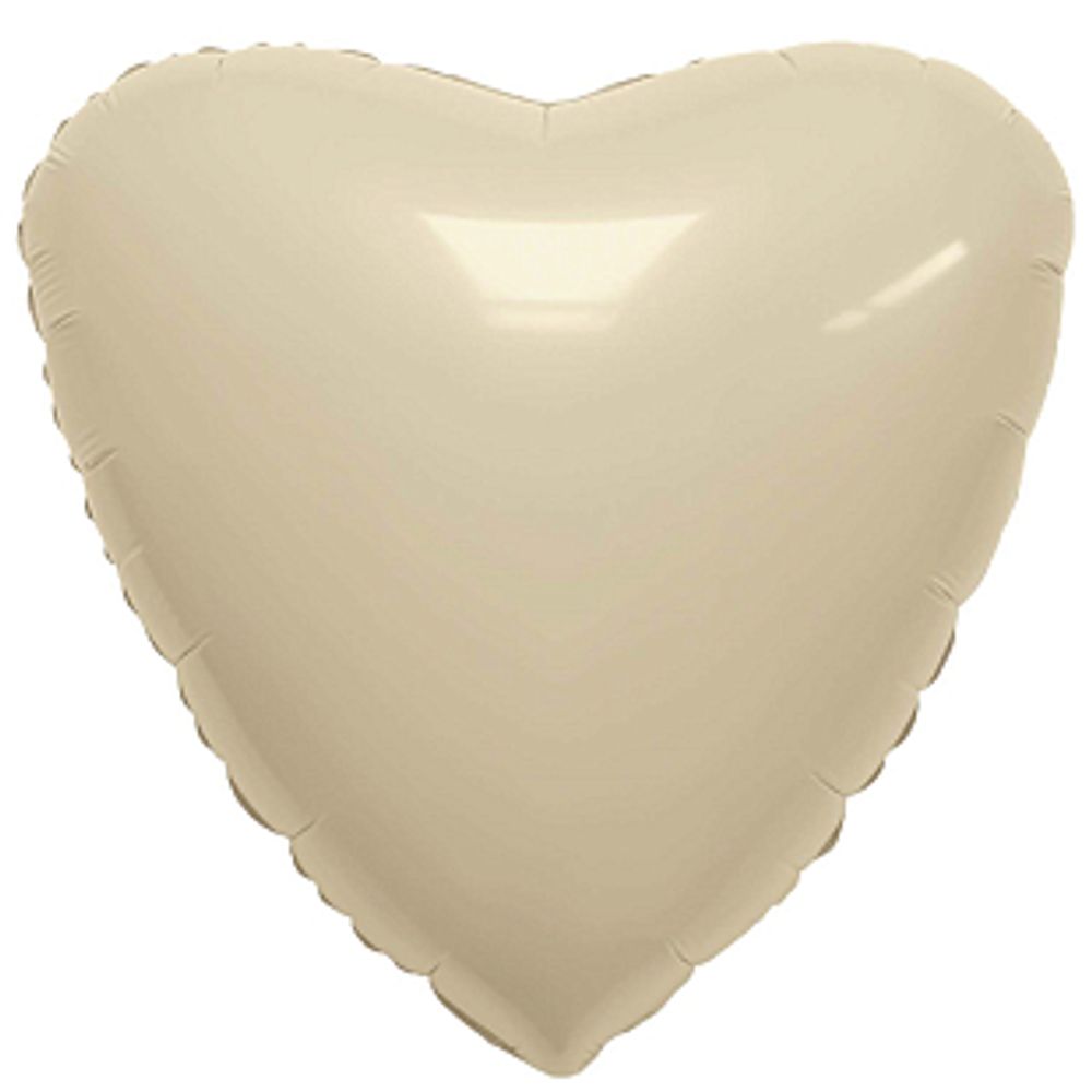 Ag Шар 19'' / 46 см Сердце Мистик сатин пудра мистик (БГ-15) 