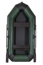 Броня-260 зеленый-черный (лодка ПВХ с усилением)
