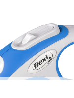 Поводок-рулетка Flexi New Comfort XS. Трос 3 м. для собак до 8 кг. Синий