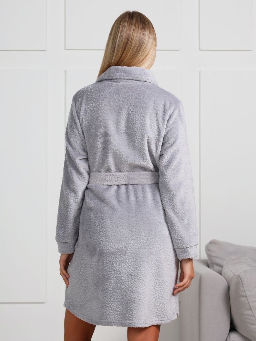 Халат Лео-1 Виотекс СЕРЫЙ