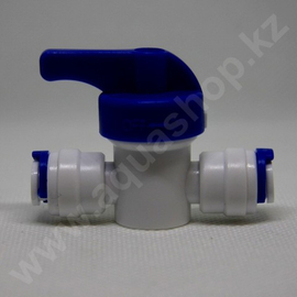 Фитинг QT-02A кран 1/4"(f) x 1/4"(f)