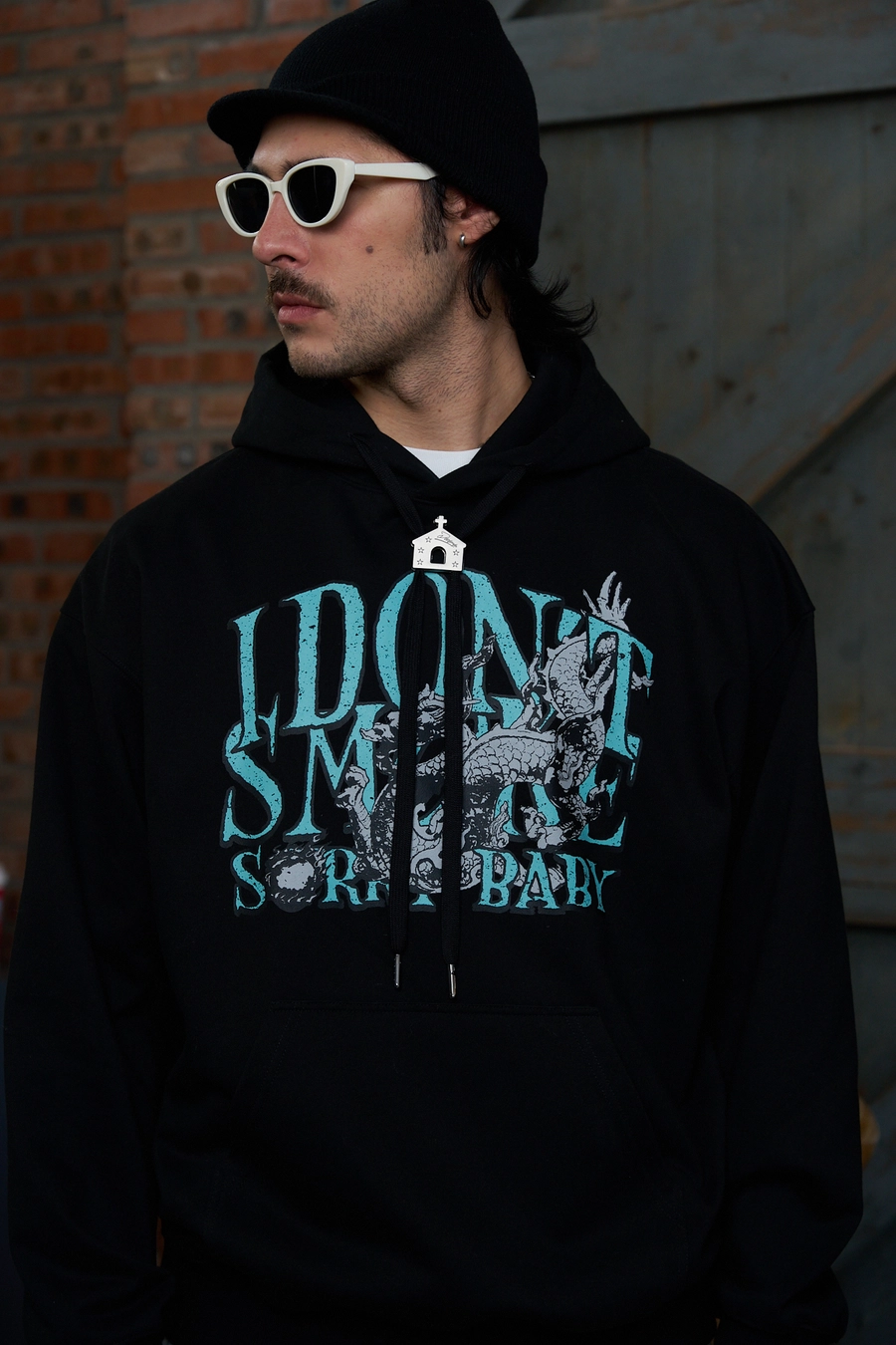 Худи DONSMOKE "Dragon Logo" Loose fit Hoodie