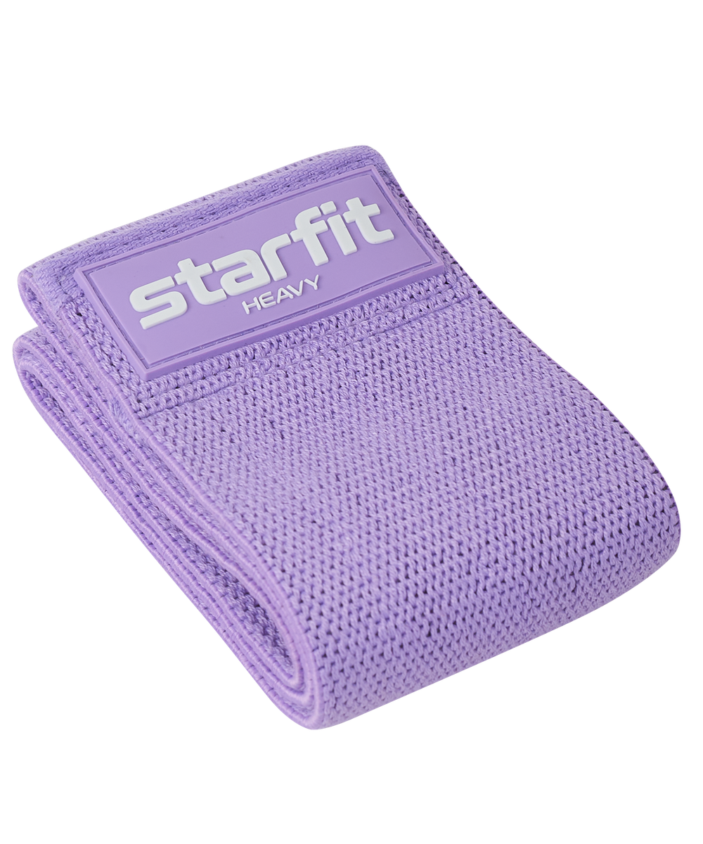 Мини-эспандер ES-204, высокая нагрузка, текстиль, фиолетовый пастель