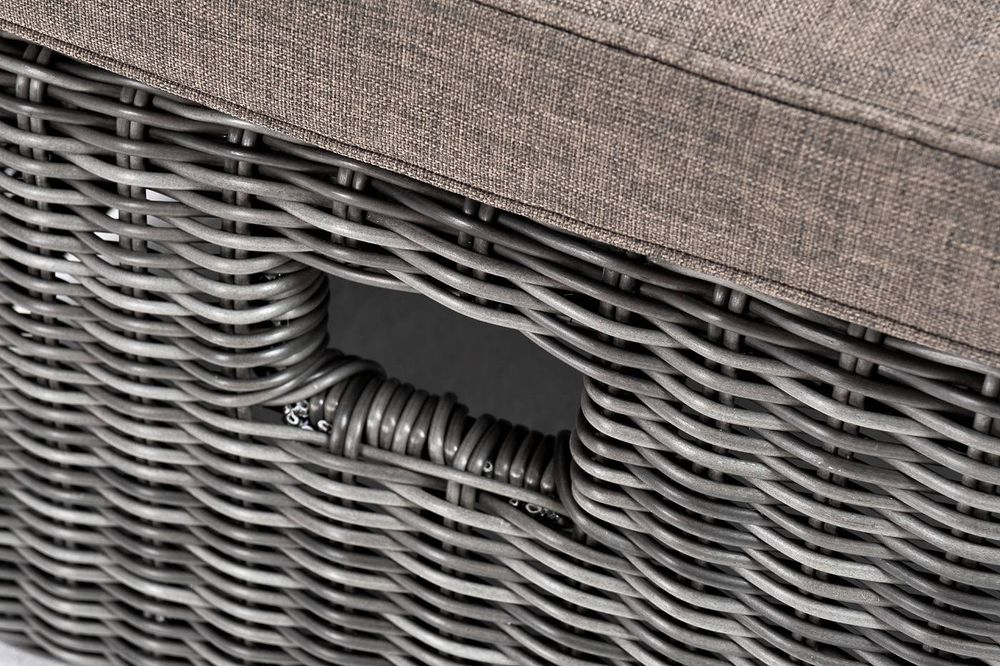 "Рим" комплект шезлонг со столиком, цвет графит