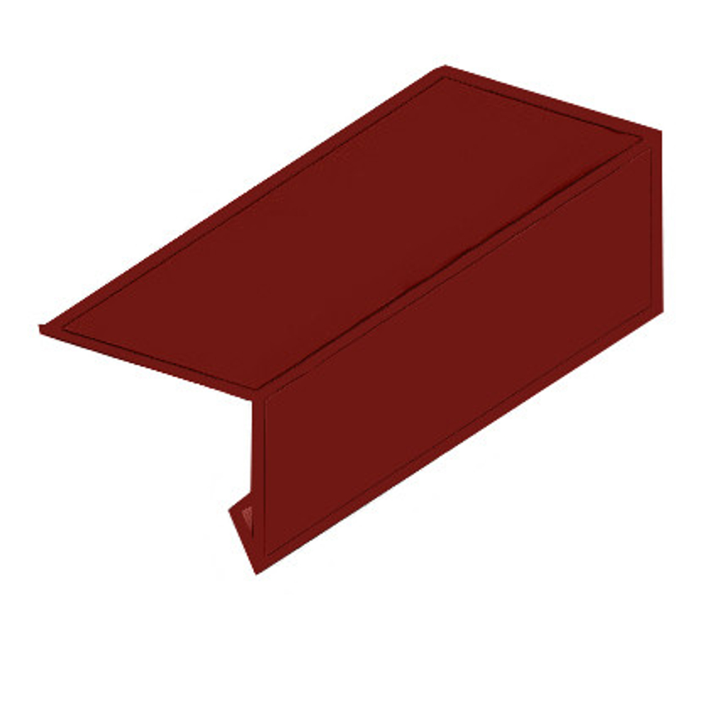 Планка карнизная S1 Pe RAL 3009 2000 мм