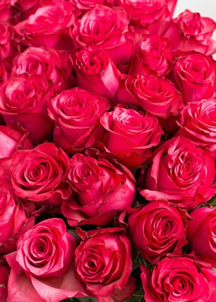 Букет из розовых роз #51