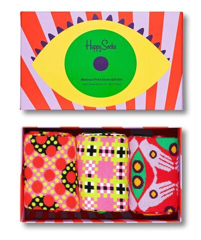 Подарочный набор 3-Pack Abstract Print Socks Gift Set (Размер: 29) (Цвет: разноцветный)